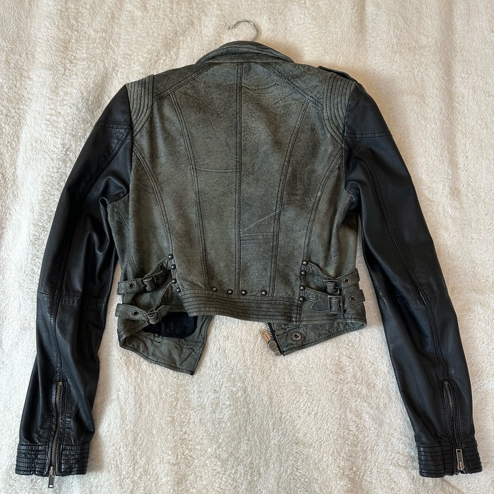 Top Shop Leather Jacket. - image 4